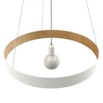 Suspension Halo Doré - Blanc - Diamètre : 60 cm