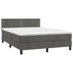 Boxspringbett 3017268-5 Dunkelgrau - 144 x 193 cm