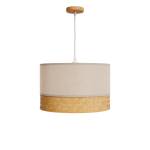 Suspension Baikal Beige - Bambou - 40 x 25 x 40 cm