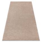 Teppich Softy Glatt Einfarbig Beige 120 x 170 cm