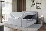 Boxspringbett IDRIKO-Z Grau - Breite: 160 cm - H4