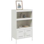 Highboard DE7666 Weiß - Metall - 39 x 113 x 68 cm