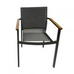 2 chaises de jardin - BAXI Gris - Textile - 57 x 86 x 59 cm