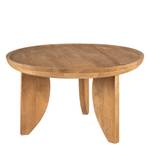 Table basse Jepara Marron - En partie en bois massif - 84 x 46 x 84 cm