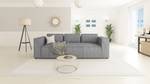 Cord Sofa 3 sitzer Rouen Hellgrau