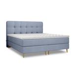 BoxspringbettPure Premium Blaugrau - Breite: 140 cm