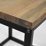 Table Chevet Icub 40x40x48 cm Noir Noir - Bois massif - Bois/Imitation - 40 x 48 x 40 cm