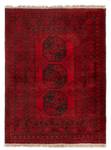 Teppich Afghan XVIII Rot - Textil - 101 x 1 x 140 cm