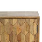 SCHRANK Tropics Braun - Massivholz - 75 x 77 x 35 cm