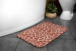 Badteppich Giraffe Flecken 75 x 45 x 75 cm