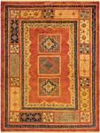 Teppich Kashkuli CXCIII Rot - Textil - 112 x 1 x 148 cm