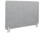 Cloison amovible de bureau SPLIT Gris - Textile - 130 x 50 x 1 cm