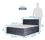 Boxspringbett TREZO 4 Grau