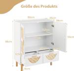 Buffetschrank VH33590ITDE Weiß - Holzwerkstoff - 35 x 98 x 80 cm