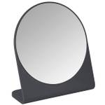 Kosmetikspiegel Marcon anthrazit Grau - Kunststoff - 7 x 19 x 18 cm