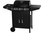 Gasgrill "Festa 4" - 4 Brenner, davon 1 Schwarz - Metall - 109 x 95 x 54 cm