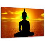 Leinwandbilder Buddha Sonnenaufgang