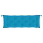 Coussin de banc de jardin Bleu clair - Profondeur : 150 cm