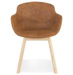 Fauteuil RUPERT Marron - Bois massif - 59 x 80 x 54 cm