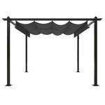 Tonnelle de jardin 3012227 Anthracite - Profondeur : 300 cm