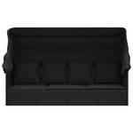 Outdoor Loungebett 3028901 Schwarz