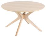 Table basse Duffy Marron - En partie en bois massif - 80 x 45 x 80 cm