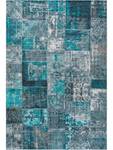 Tapis tissé à plat Tosca Turquoise - Textile - 115 x 1 x 180 cm