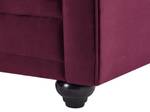 Sofa CHESTERFIELD Bordeaux - Tiefe: 168 cm