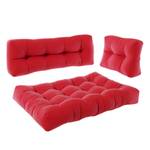 Coussin palette Classic lot de 3 rouge Rouge