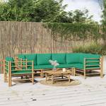 Salon de jardin 3028491-19 (lot de 7) Marron - Vert