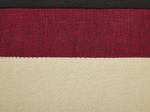 Pouf enfant SAMURAI Beige - Noir - Rouge - Textile - 33 x 45 x 33 cm