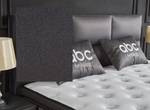 abc bedding Boxspringbett Hamilton Grau - Holzwerkstoff - Metall - 120 x 130 x 200 cm