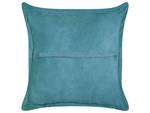 Coussin décoratif ZINNIA Bleu - Bleu pétrole - 43 x 43 x 43 cm