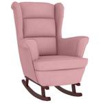 Schaukelsessel mit Hocker 3015093-2 Pink