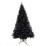 Weihnachtsbaum Lars mit LED Schwarz - Kunststoff - 83 x 150 x 83 cm