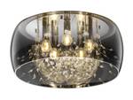 Schirm Deckenlampe Kristall Rauchglas