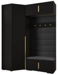 Garderobe Inova 1 Z21 Schwarz - Gold