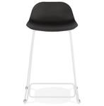 Tabouret De Bar BABYLOS Noir - Blanc