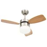 Ventilateur de plafond 3006466 Marron clair - 76 x 42 x 76 cm