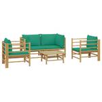 Salon de jardin 3028491-8 (lot de 5) Marron - Vert