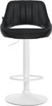 Tabouret de bar Milet Noir - Blanc