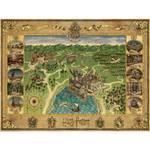 Hogwarts Puzzle Karte von