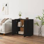 Sideboard DE4527 Schwarz - Holzwerkstoff - 80 x 70 x 33 cm