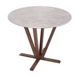 Bistrotisch M56-B Grau - Holzart/Dekor - Holz teilmassiv - 92 x 76 x 92 cm