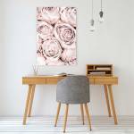 Tableau rosa alba 80 x 120 cm - Fibres naturelles