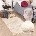 Hochflor Läufer Comfy Creme - Tiefe: 180 cm