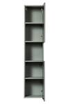 Armoire haute LINE HC30 2D Vert - Bois manufacturé - Matière plastique - 30 x 140 x 25 cm