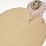 Handgewebter geflochtener Teppich Beige - 150 x 150 cm