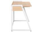 Bureau QUITO Marron - Blanc - Bois manufacturé - 120 x 82 x 60 cm