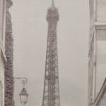 Tableau imprimé Tour Eiffel 30x40 cm En partie en bois massif - 30 x 40 x 4 cm